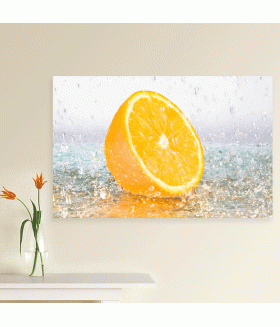 Tablou canvas Orange water